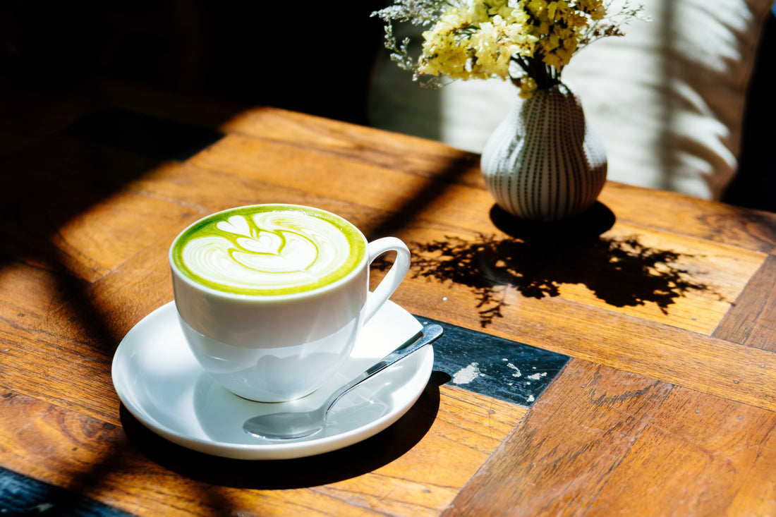 The Easiest Way to Make a Cozy Hot Matcha Latte