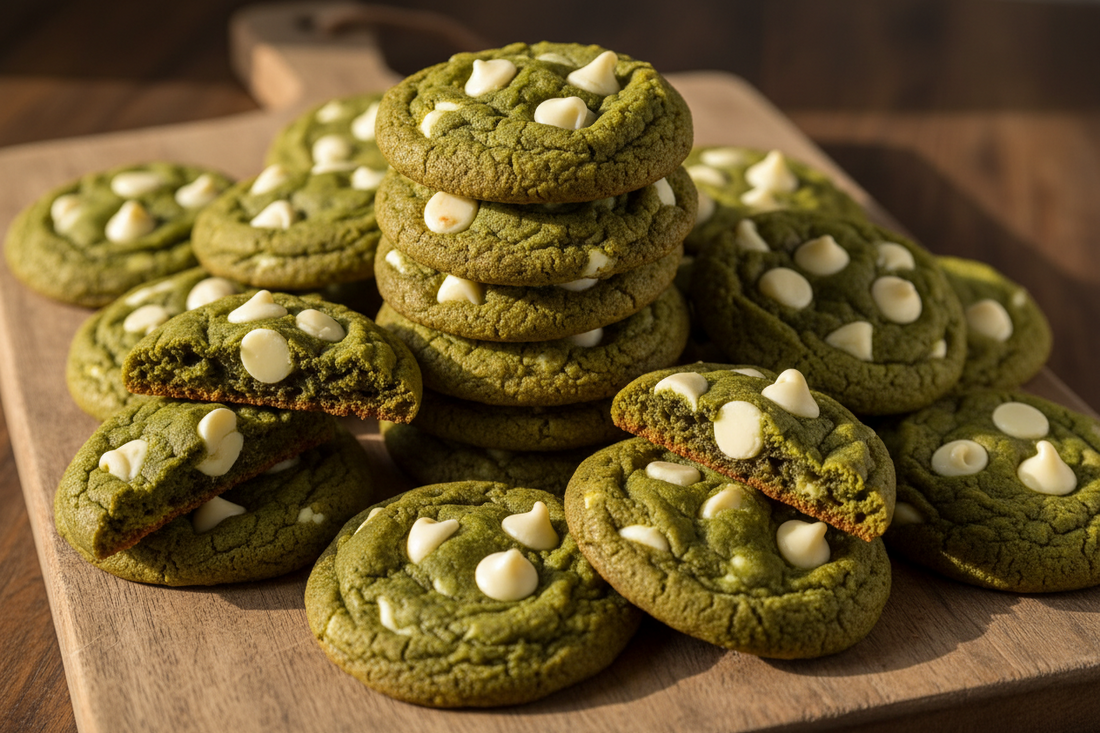 Matcha White Chocolate Cookies Recipe