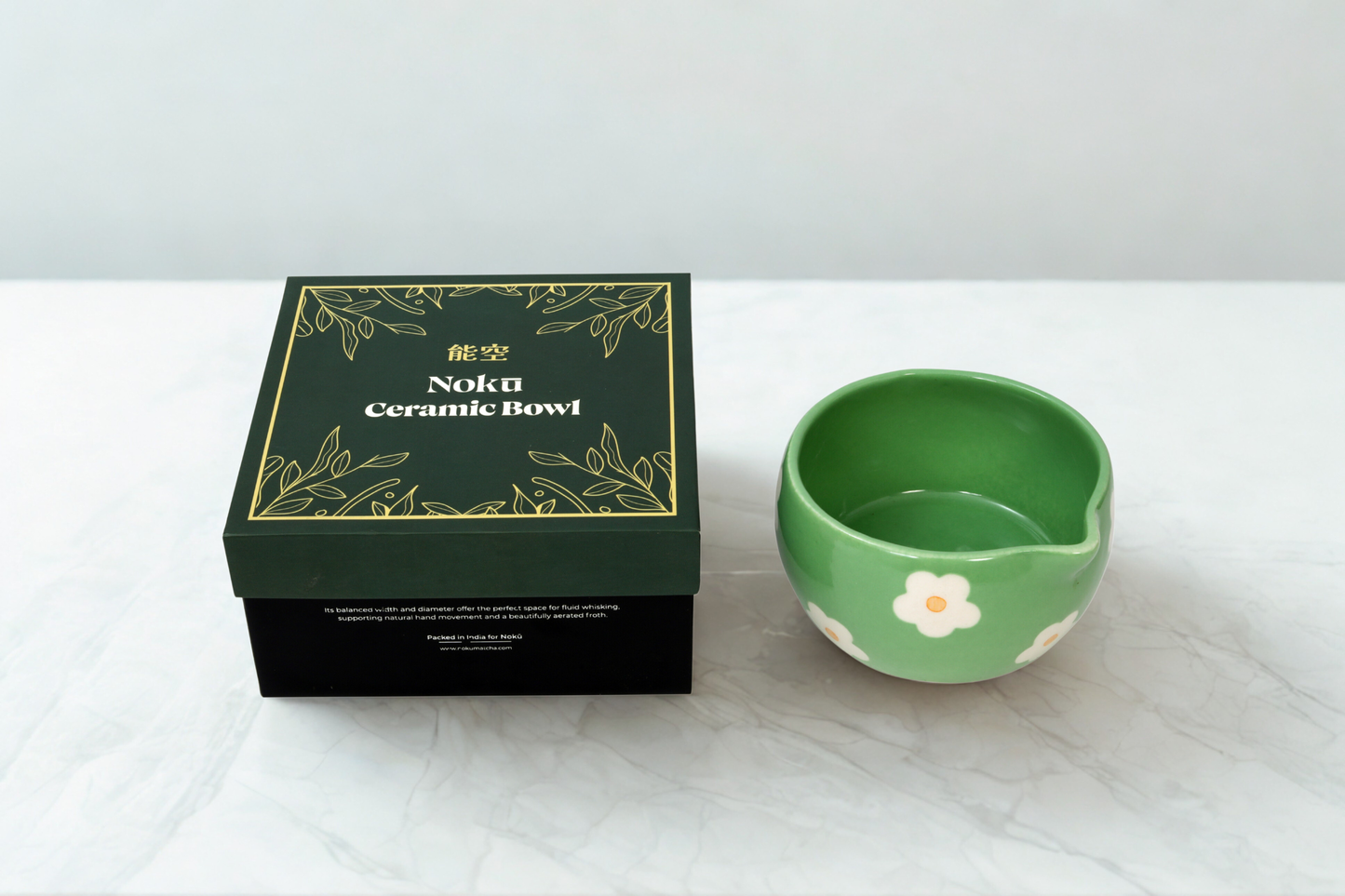 Floral Matcha Bowl